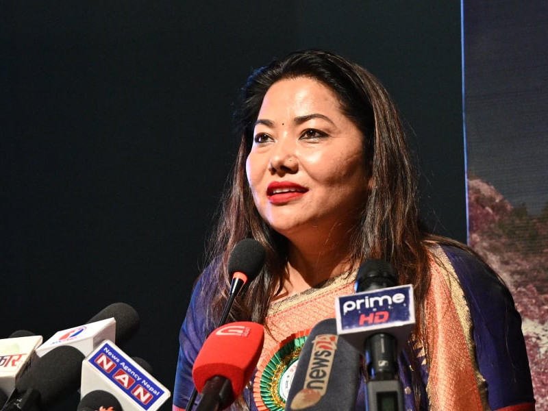 महाधिवेशनका बेला भलिबलमा व्यस्त रामकुमारी, महासचिव पदलाई ‘न्याय दिने’ मुडमा